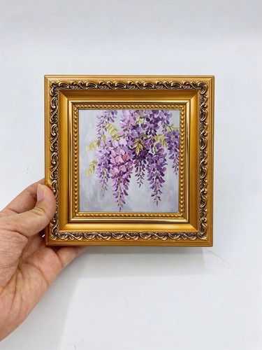 Hanging purple wisteria - hanging, floral