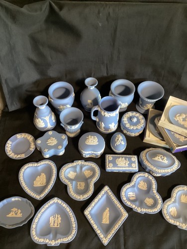 Wedgwood blue jasperware job - blue,
