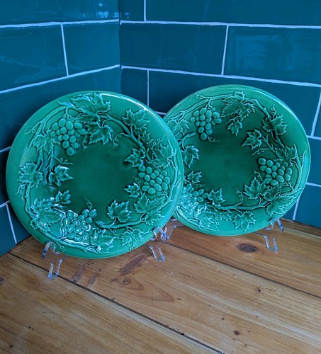Majolica dark green - majolica, grape