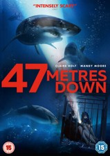 47 Metres Down DVD (2017) Mandy Moore, Roberts (DIR) cert 15 Fast and FREE P & P