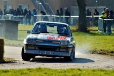 PHOTO  RALLYING LEGEND JIMMY MCRAE REUNITED WITH HIS VAUXHALL CHEVETTE HSR ON TH