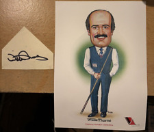 WILLIE THORNE TRIST CARICATURE