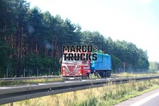 Truck photo Scania 113M 380 tipping trailer red #e5iy