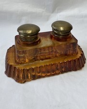 Vintage double inkwell - vintage,