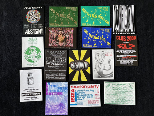 Rave flyer bundle job lot - bundle,