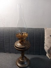 Vintage Edwardian Oil Lamp By