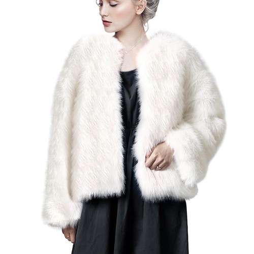 Womens faux fur coat - womens,
