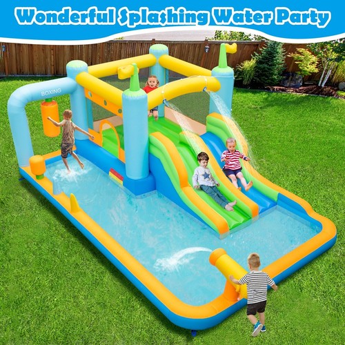 Blowup water park bounce house - park,