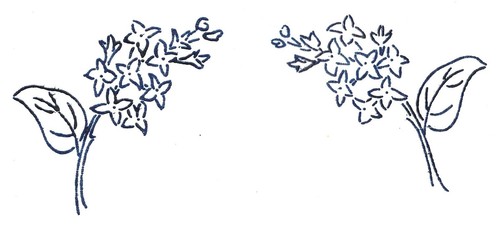 Vintage embroidery transfer - vintage,