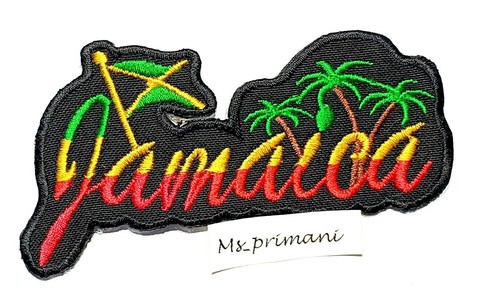 Jamaica flag embroidered - flag, patch