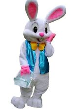 Hot Easter Bunny Mascot Costume Rabbit Fancy Dress Adult - Shoe Cover Style