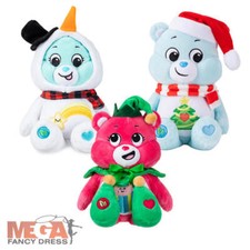 22cm Christmas Care Bears Festive Winter Soft Toy Kids Collectible Gift Present 