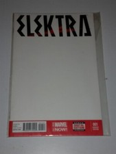 ELEKTRA #1 BLANK VARIANT VF