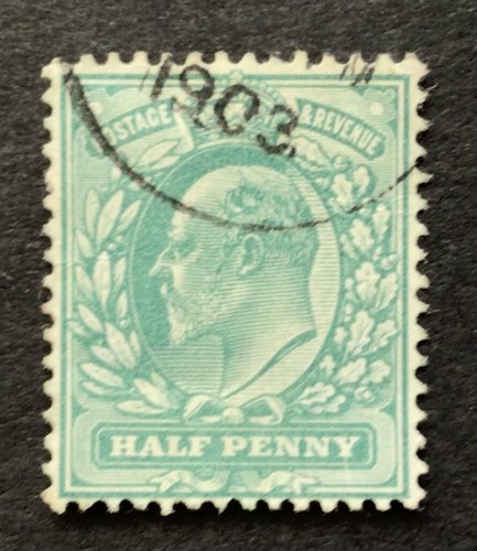 Edw vii sg215 - 1/2d., dull