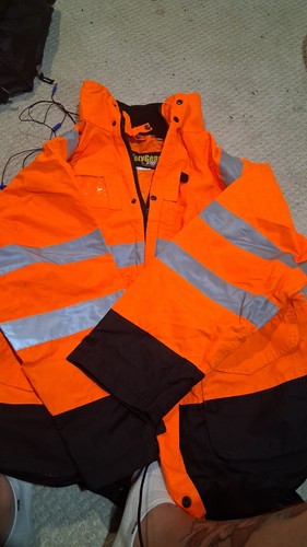Reflective work coat bright - reflective,