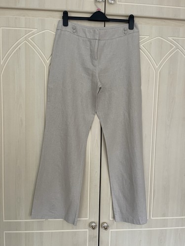 Linen trousers size 12 - linen,