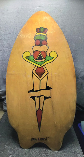 Skim lizard wooden skimboard - wooden,