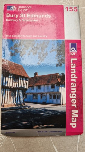 Landranger map 155 bury - os,