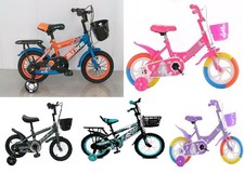 12 14 16 inch Kids Bike Children Girls Pink Purple Red Blue Boys Cycling Bicycle