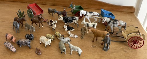 Job lot antique - lot, miniature