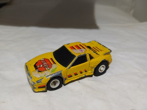 Matchbox turbo yellow car - matchbox, 2,