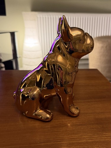 Gold chrome french bulldog - chrome,