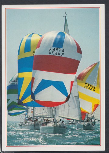 Sports postcard sailing - sailing,