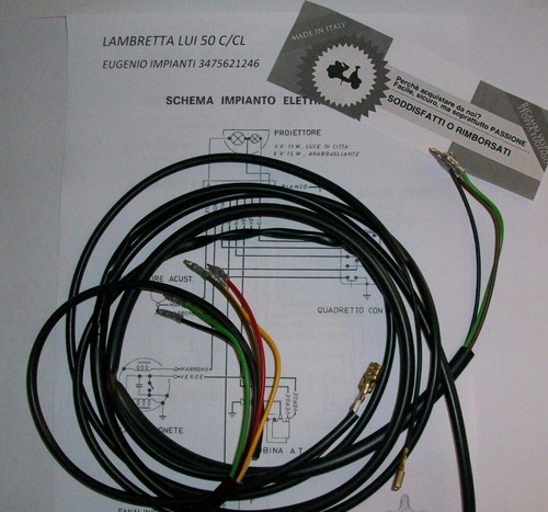 Lambretta lui wiring - lambretta, 50