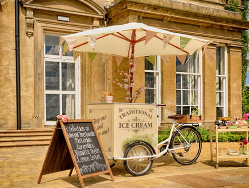 Traditional ice cream bike