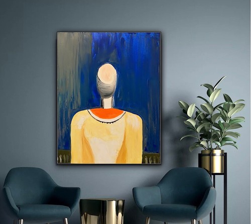 Richter original abstract oil - abstract,