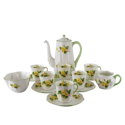 Shelley coffee set primrose - coffee,