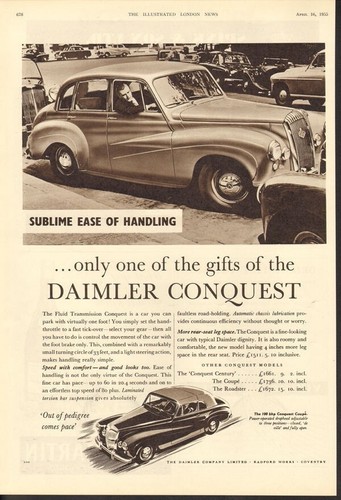 1955 daimler conquest - 1955, coupe