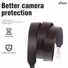 Wide Leather Neck Strap With