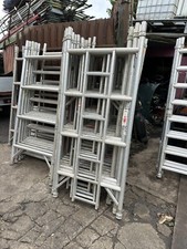 Aluminium tower scaffolding single 6.2M Hi 1.8m Long