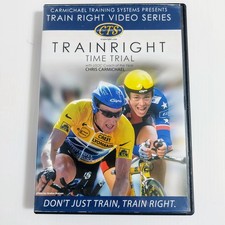TrainRight Time Trial DVD Chris Carmichael Cycling Training Video 2004 CTS