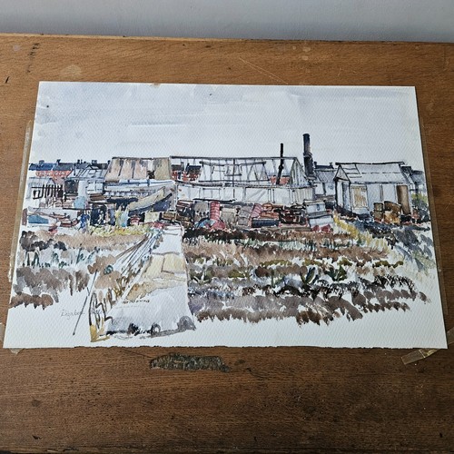 Vintage watercolour print - watercolour, of