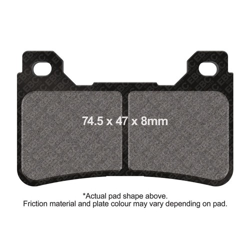 Ebc pro brake pad set - hh,