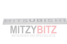 Silver Mitsubishi Decal Sticker for Mitsubishi PAJERO SHOGUN V36W MK2 2.8D