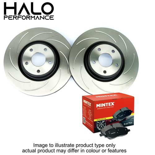 Rear grooved brake discs - brake, and