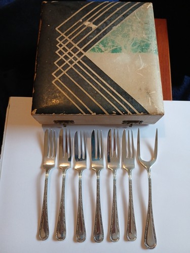 Art deco silver plated - deco, boxed