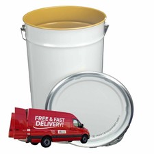 25 Litre Metal Tinplate Pail