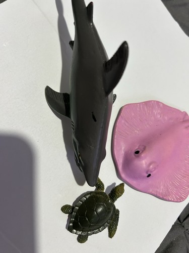 Plastic shark turtle - shark,,