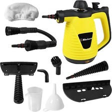 Belaco Multipurpose Steam Cleaner, HandHeld  Steamer & 9 Accessories  portable