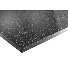 Strass Noir Square Edge