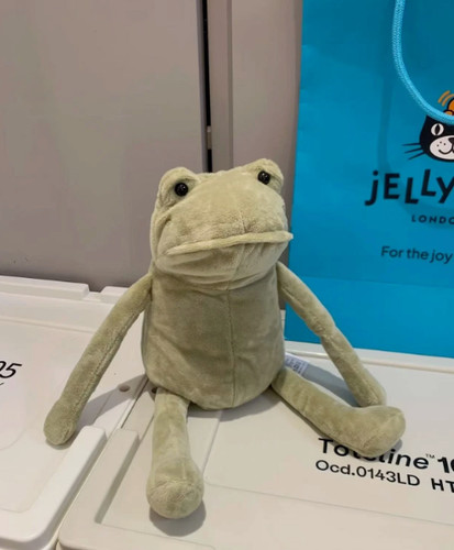 Fergus frog jellycat - fergus, soft