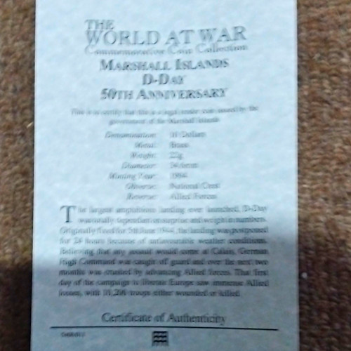 Marshall islands 1994 day - islands, d-day