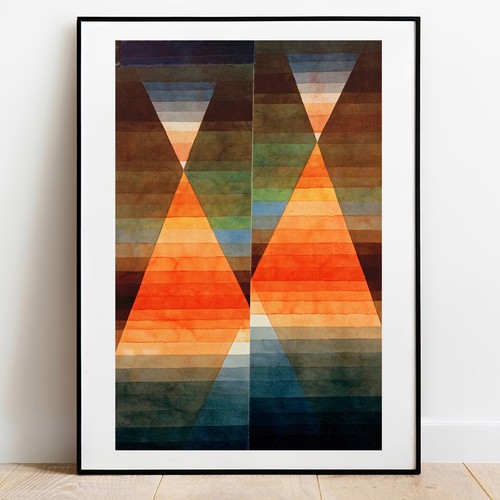 Klee double tent abstract fine - klee,