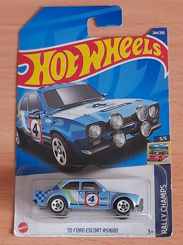 New hot wheels ford escort - new, '70