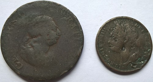 George iii half penny 1799 - half, penny,