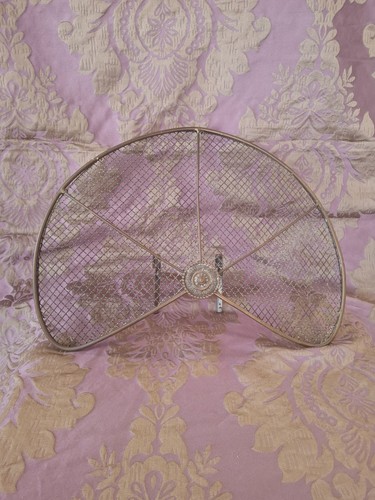 Antique brass fire guard - antique,